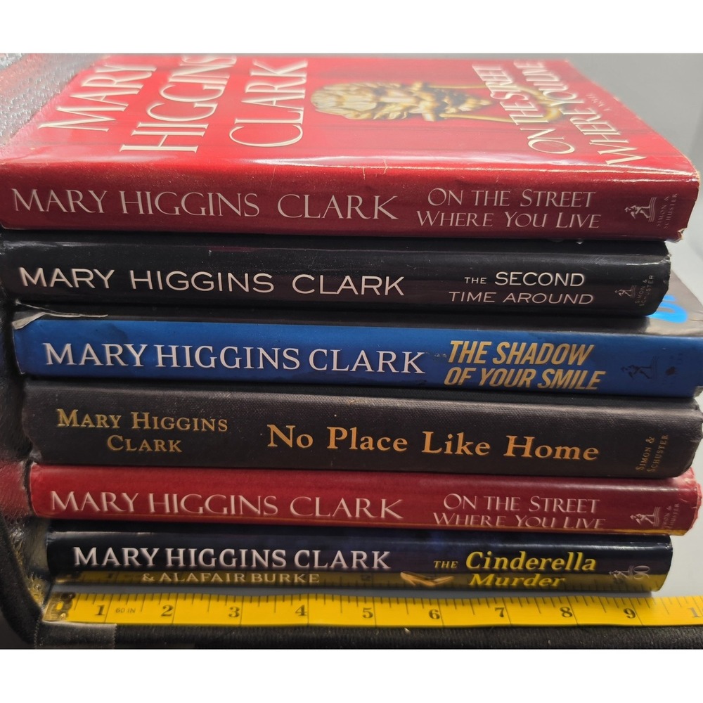 Mary Higgins Clark Hardcover Book Lot of 6 Mystery Suspense First Editions